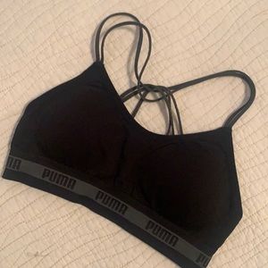 Puma black Sports Bra